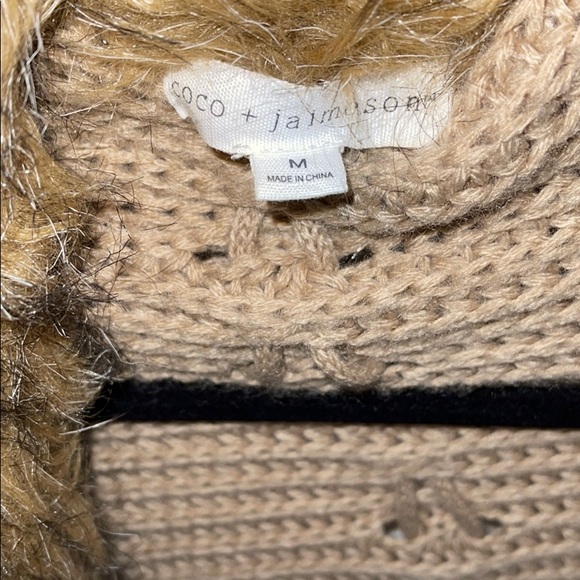 Faux Fur Brown Sweater - Picture 3 of 4